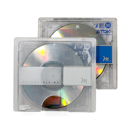TDK m 80 Minute MiniDisc 2 Pack