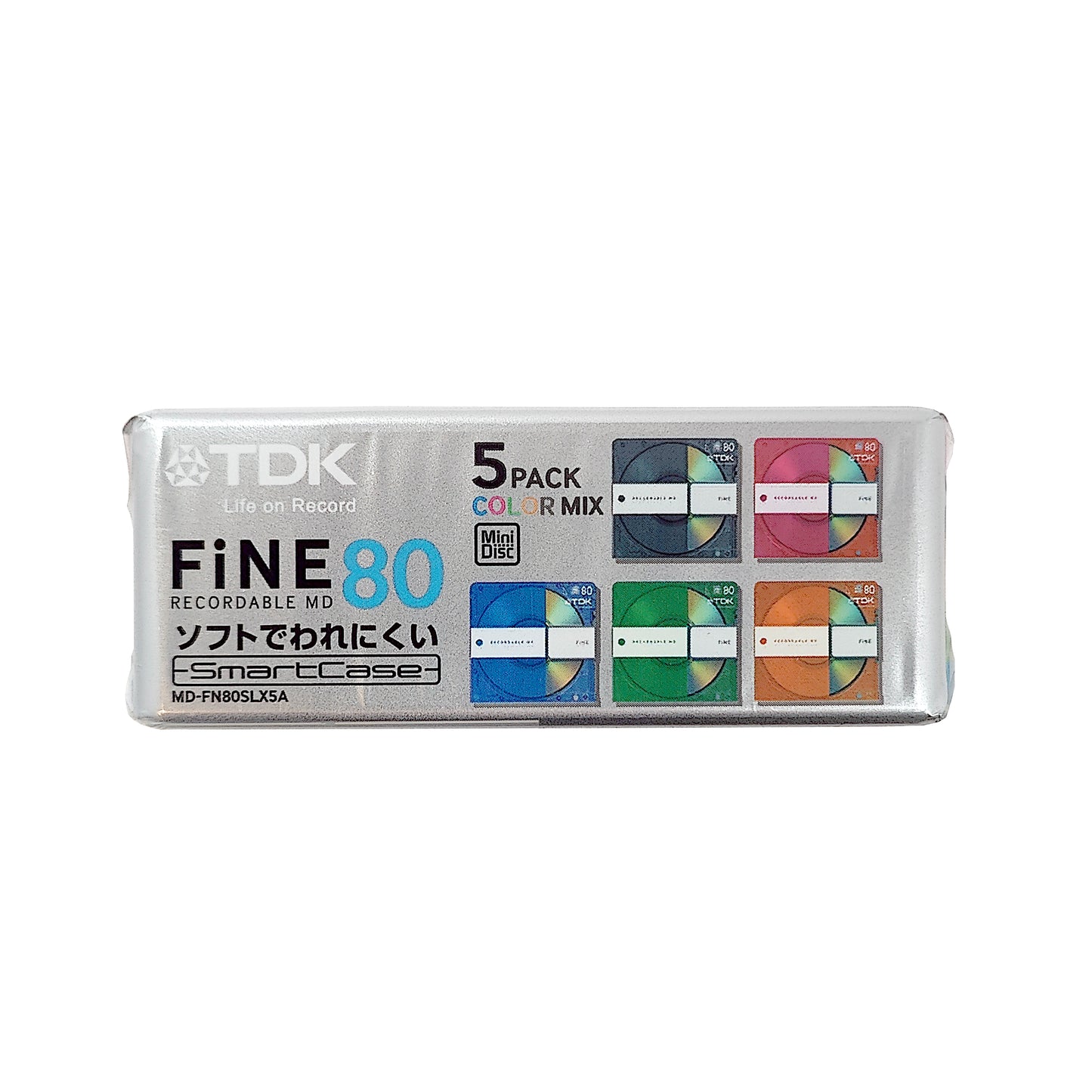 TDK Fine 80 Minute MiniDisc 5 Pack