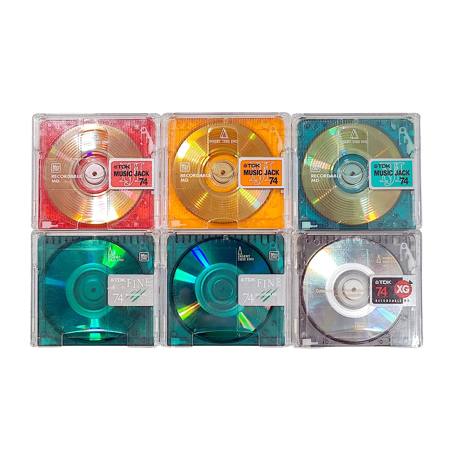 TDK 74 Minute MiniDisc 6 Pack