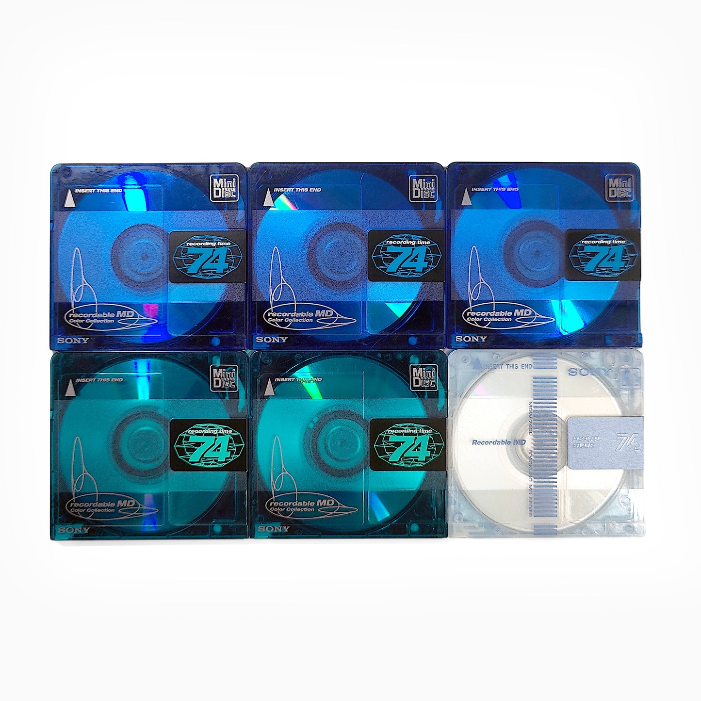 Sony 74 Minute MiniDisc 6 Pack