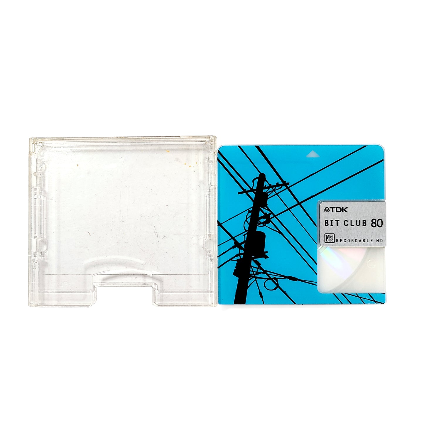 TDK Bit Club Power Lines 80 Minute MiniDisc