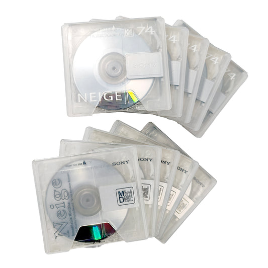 Sony Neige 74 Minute MiniDisc 10 Pack