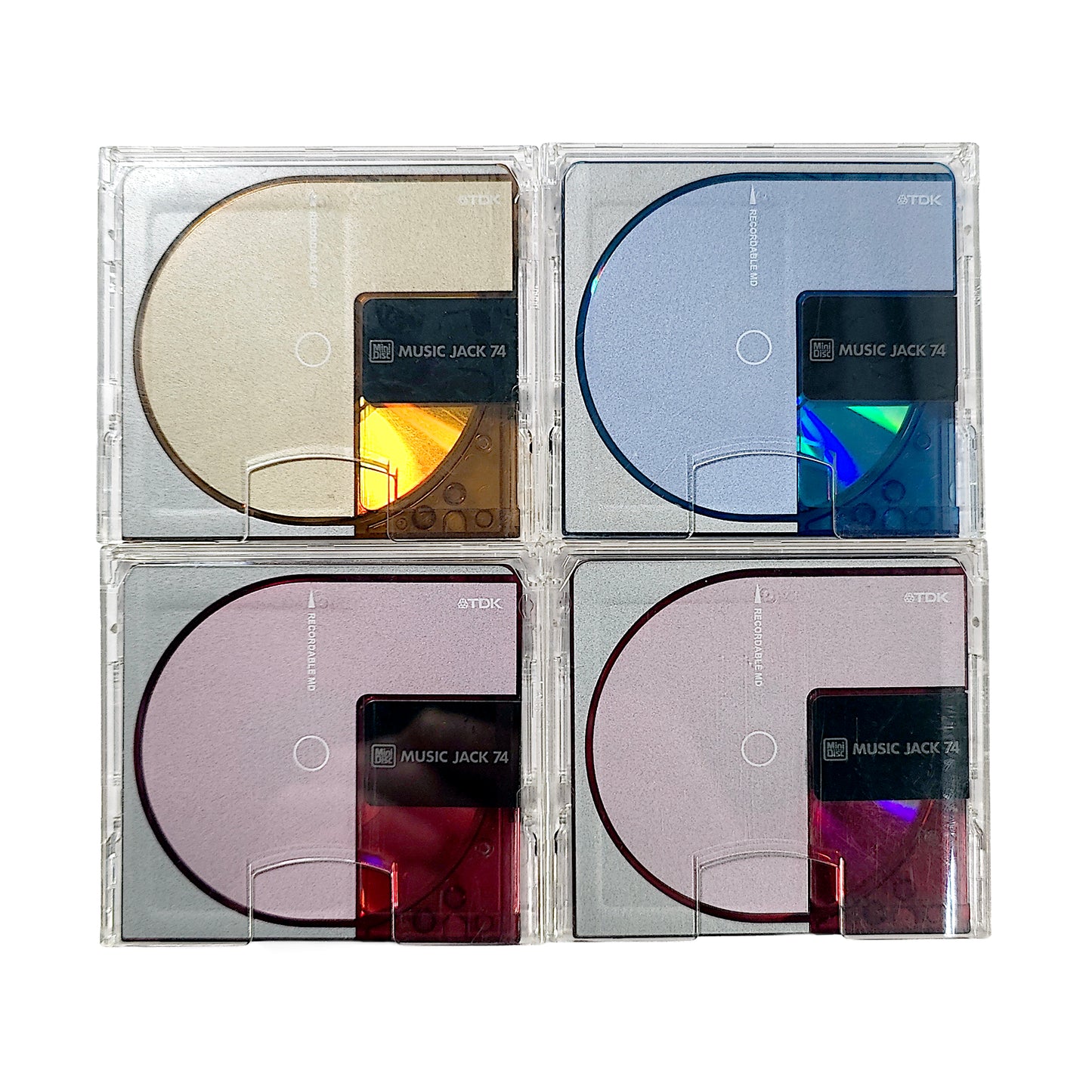 TDK Music Jack Turbo 74 Minute MiniDisc 4 Pack