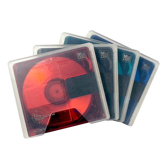 Sony Color Collection 74 Minute MiniDisc 4 Pack
