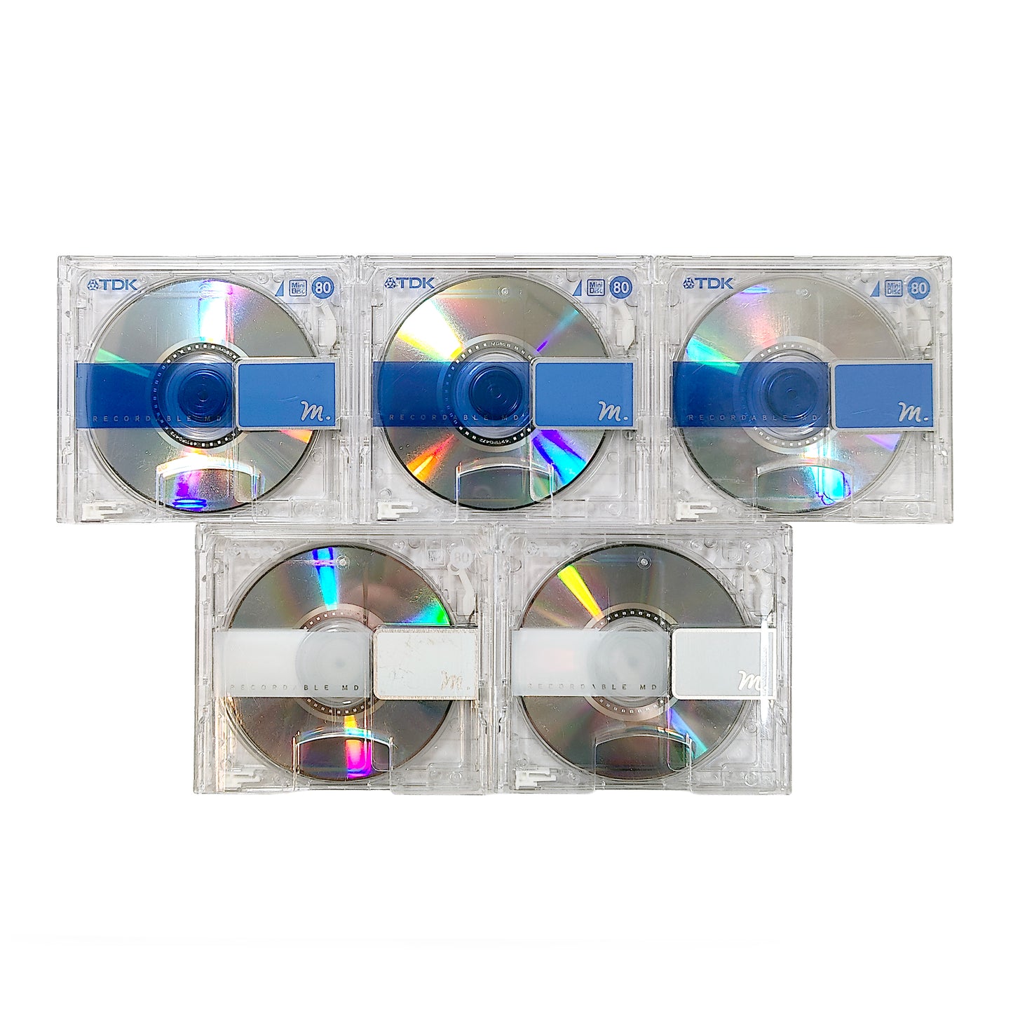 TDK M 80 Minute MiniDisc 5 Pack