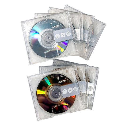 TDK Silver & Gold 74 Minute MiniDisc 7 Pack