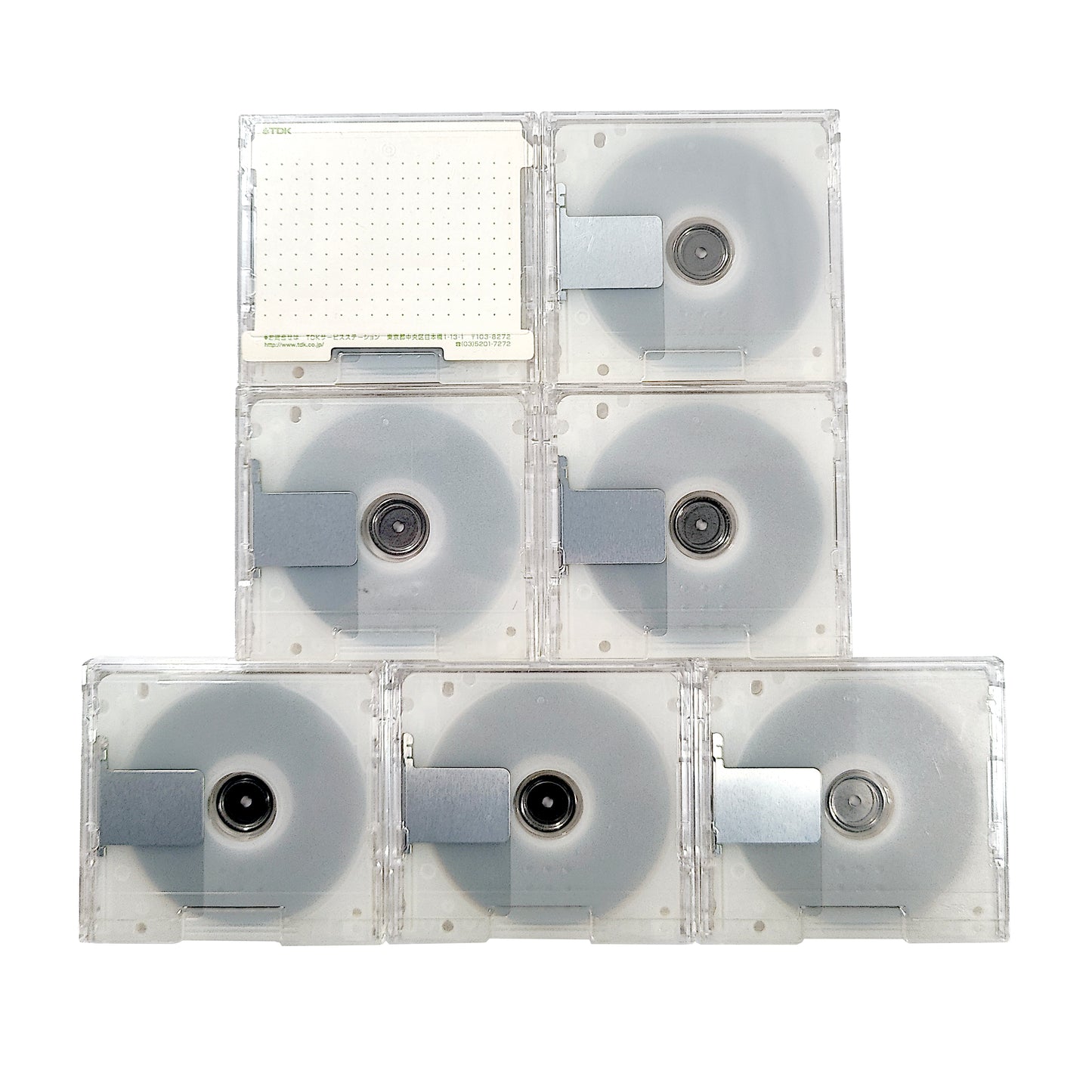 TDK Silver & Gold 74 Minute MiniDisc 7 Pack