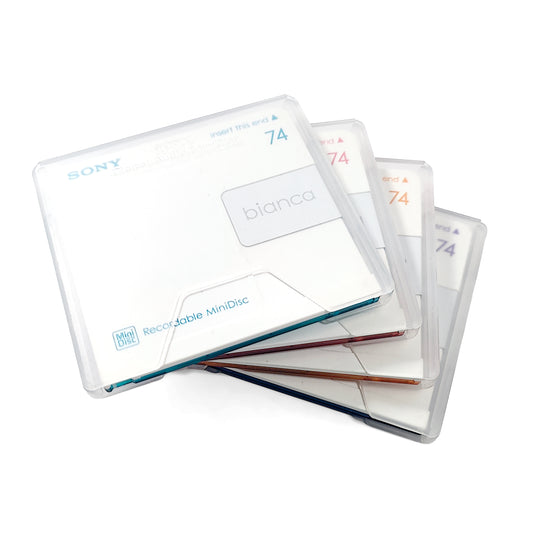 Sony Bianca 74 Minute MiniDisc 4 Pack
