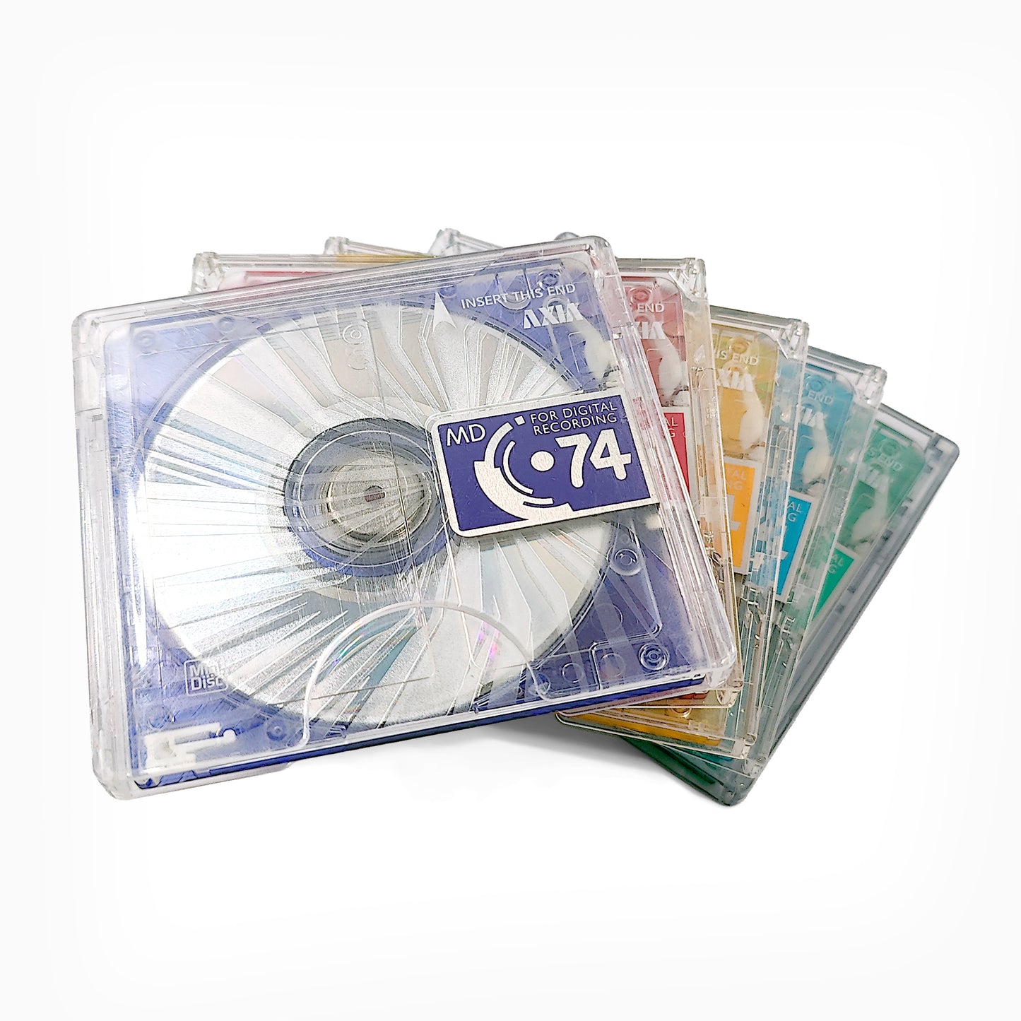 Axia Slim Case 74 Minute MiniDisc 5 Pack
