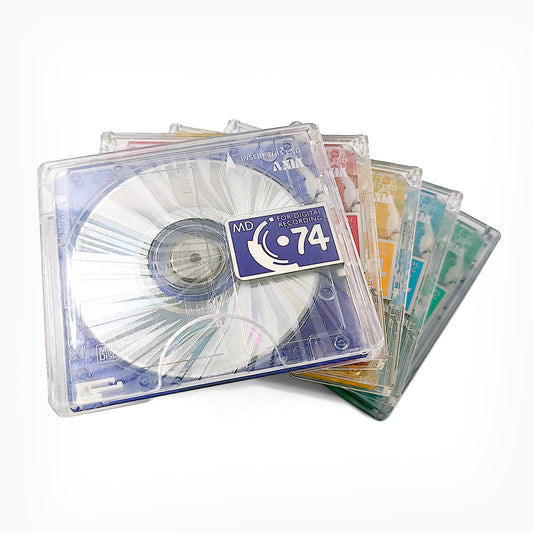 Axia Slim Case 74 Minute MiniDisc 5 Pack