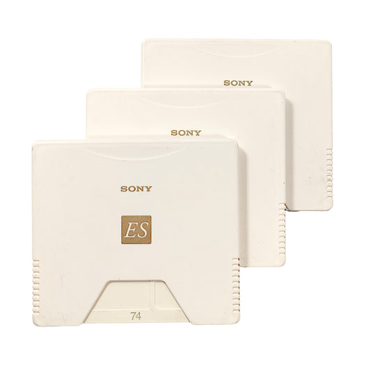 Sony ES 74 Minute MiniDisc 3 Pack