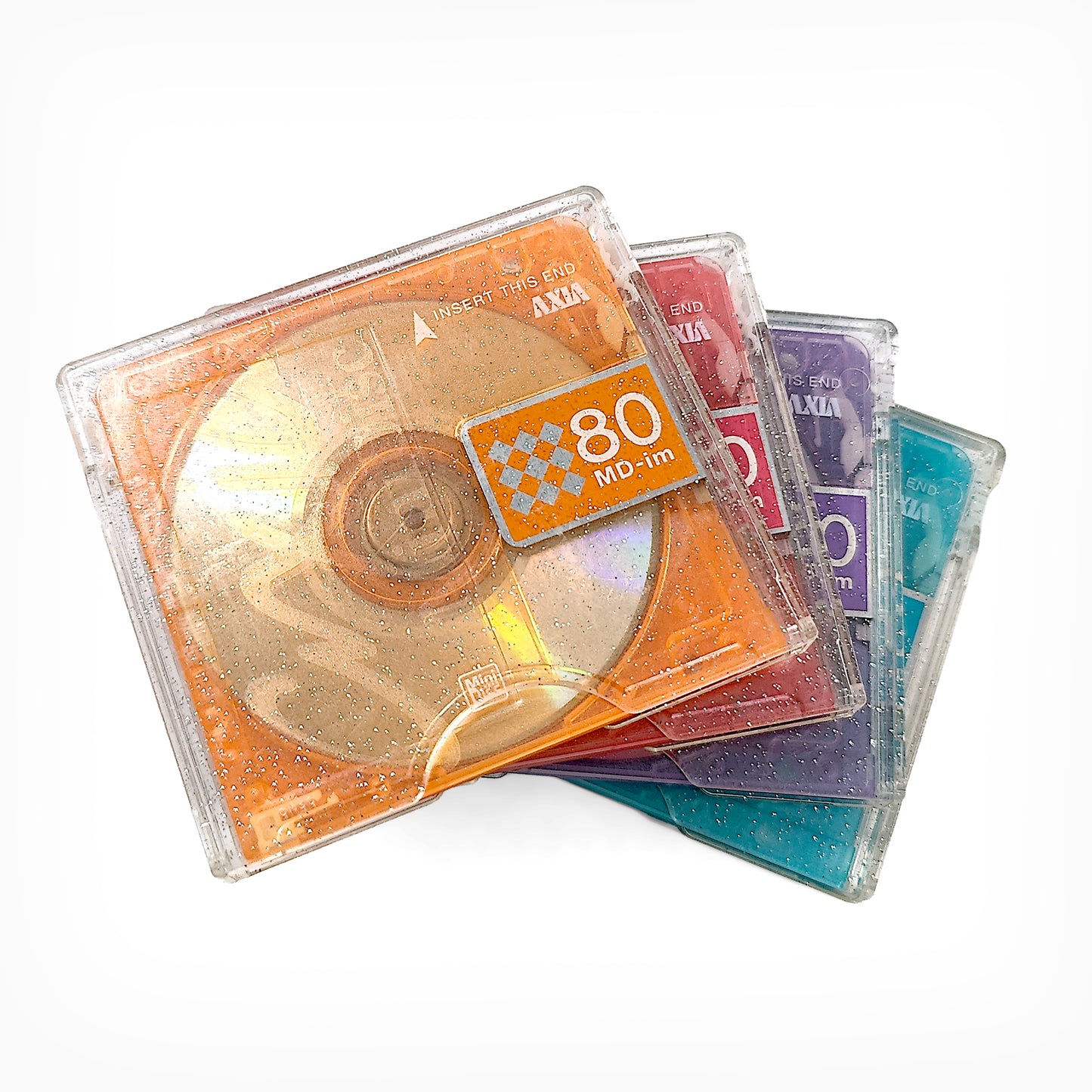 Axia MD-im 80 Minute MiniDisc 4 Pack