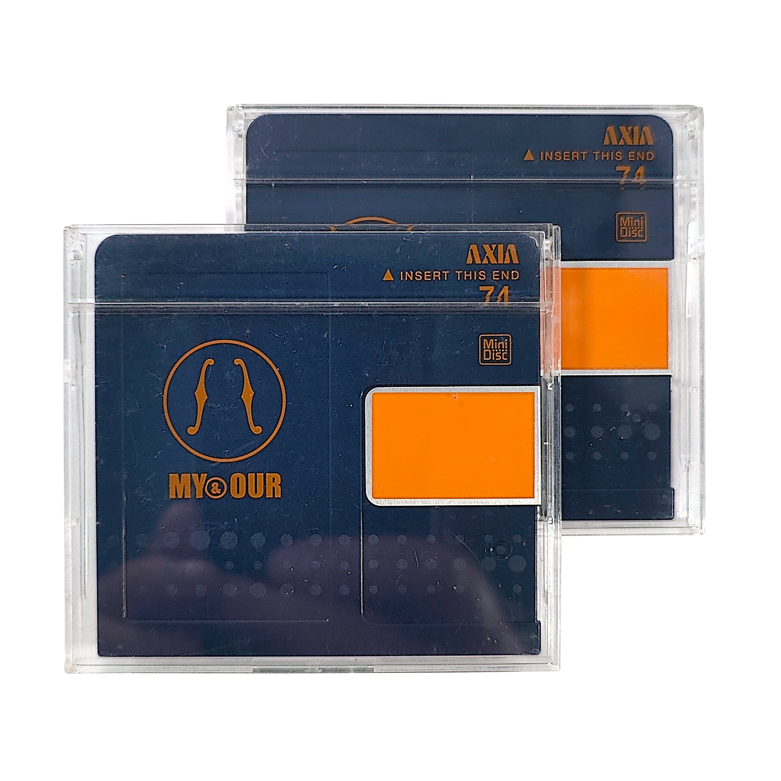 Axia My & Our 74 Minute MiniDisc 2 Pack – Hallam & Price