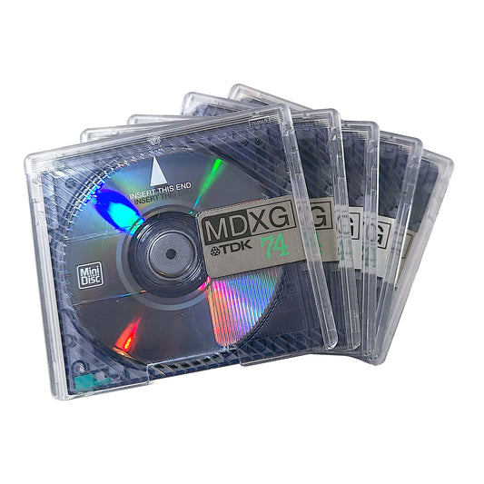 TDK MD-XG 74 Minute MiniDisc 5 Pack