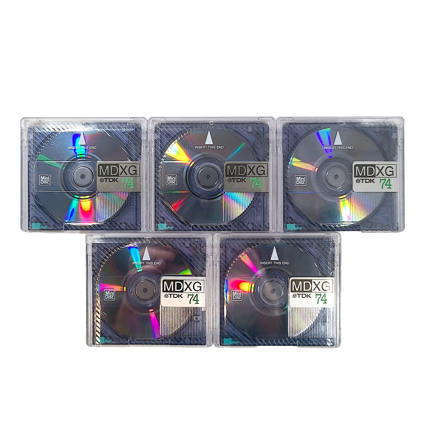 TDK MD-XG 74 Minute MiniDisc 5 Pack