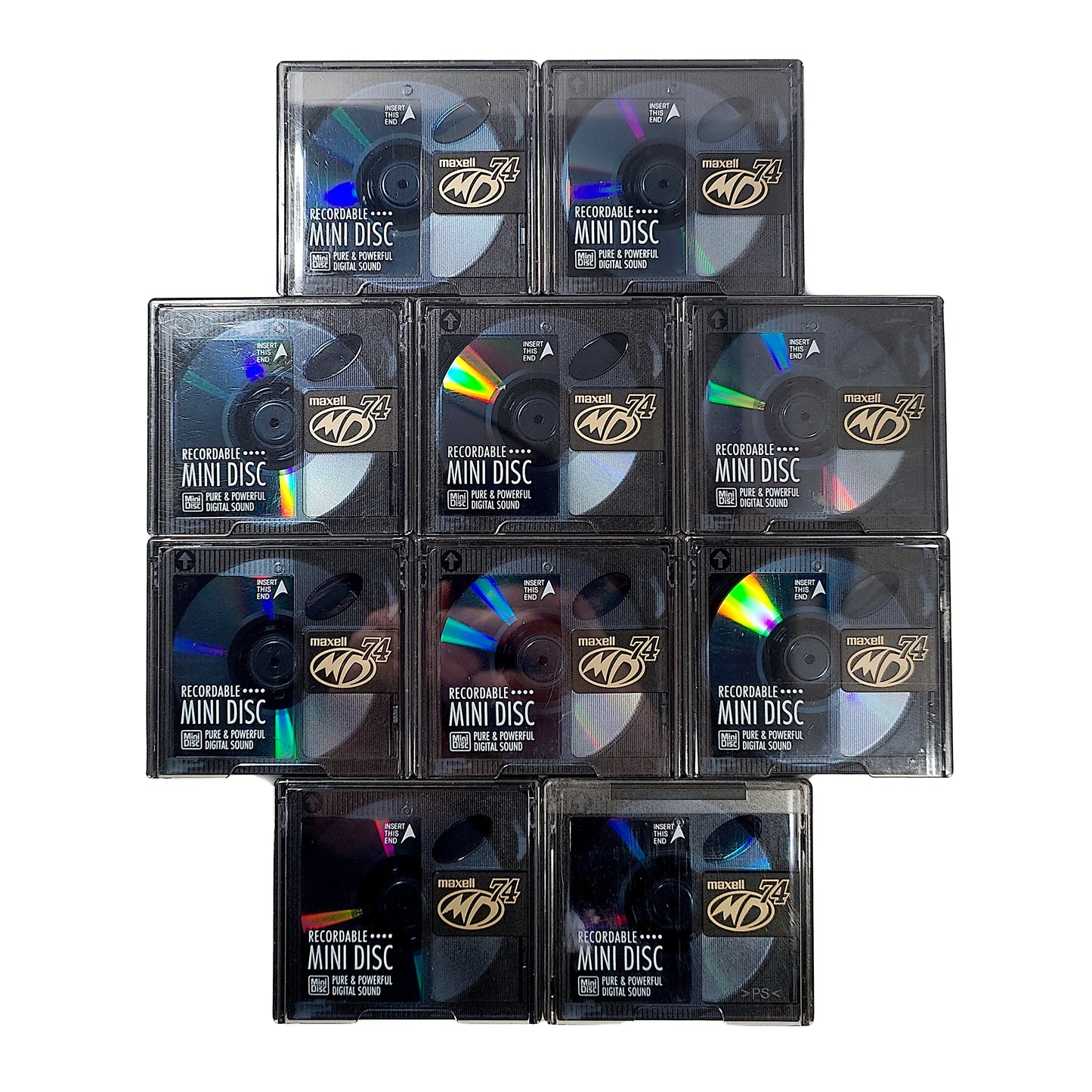 Maxell Batman 74 Minute MiniDisc 10 Pack