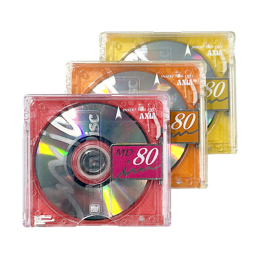 Axia MD im a 80 Minute MiniDisc 3 Pack