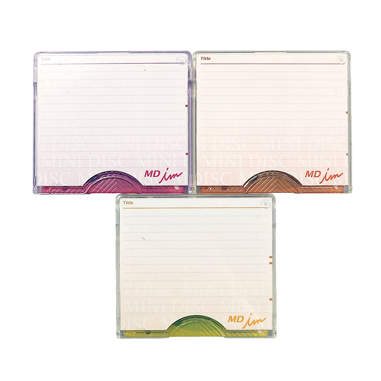 Axia MD im a 80 Minute MiniDisc 3 Pack