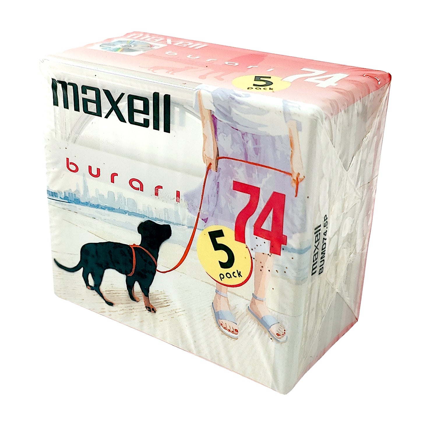 Maxell Burari 74 Minute MiniDisc 5 Pack