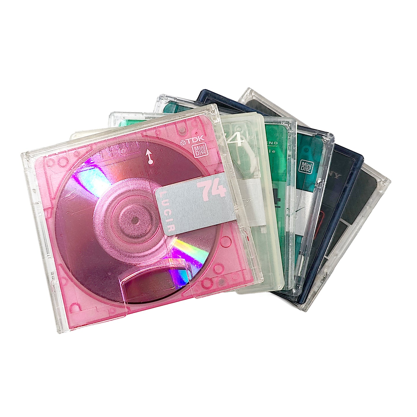 Various Brand 74 Minute MiniDisc 6 Pack