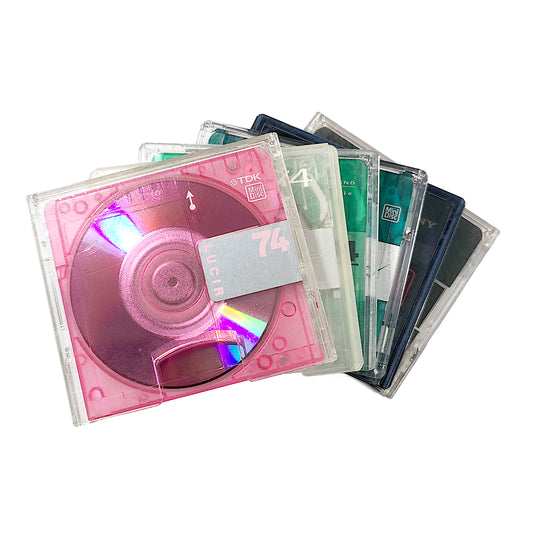 Various Brand 74 Minute MiniDisc 6 Pack
