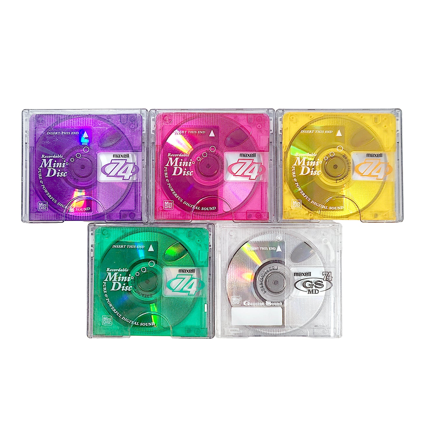 Maxell 74 Minute MiniDisc 5 Pack