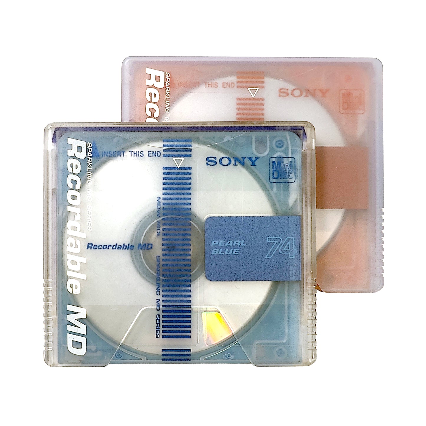 Sony Sparkling 74 Minute MiniDisc 2 Pack