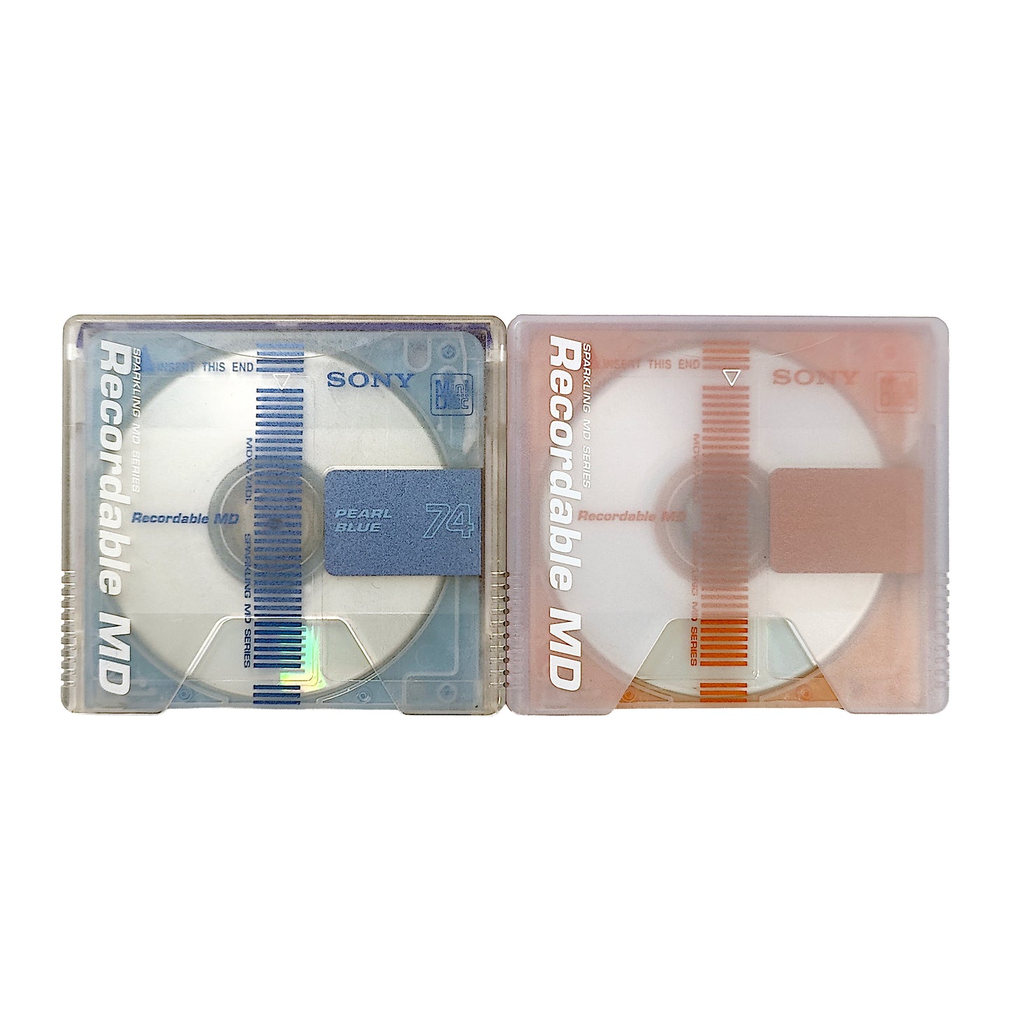 Sony Sparkling 74 Minute MiniDisc 2 Pack