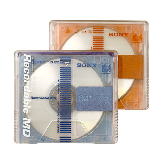Sony Sparkling 74 Minute MiniDisc 2 Pack