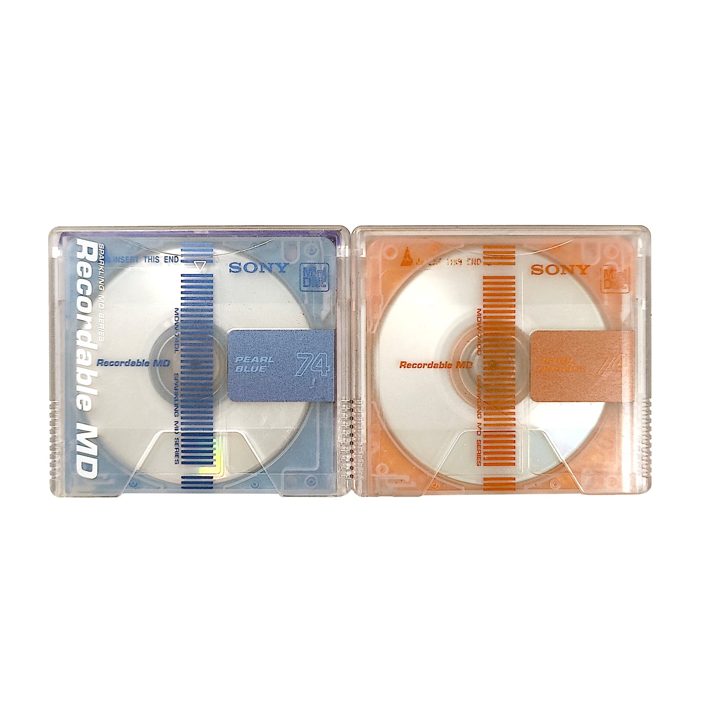 Sony Sparkling 74 Minute MiniDisc 2 Pack