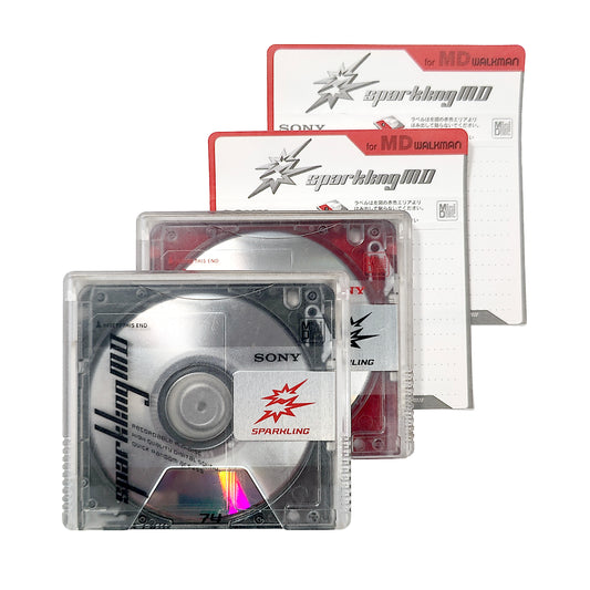 Sony Sparkling 74 Minute MiniDisc 2 Pack