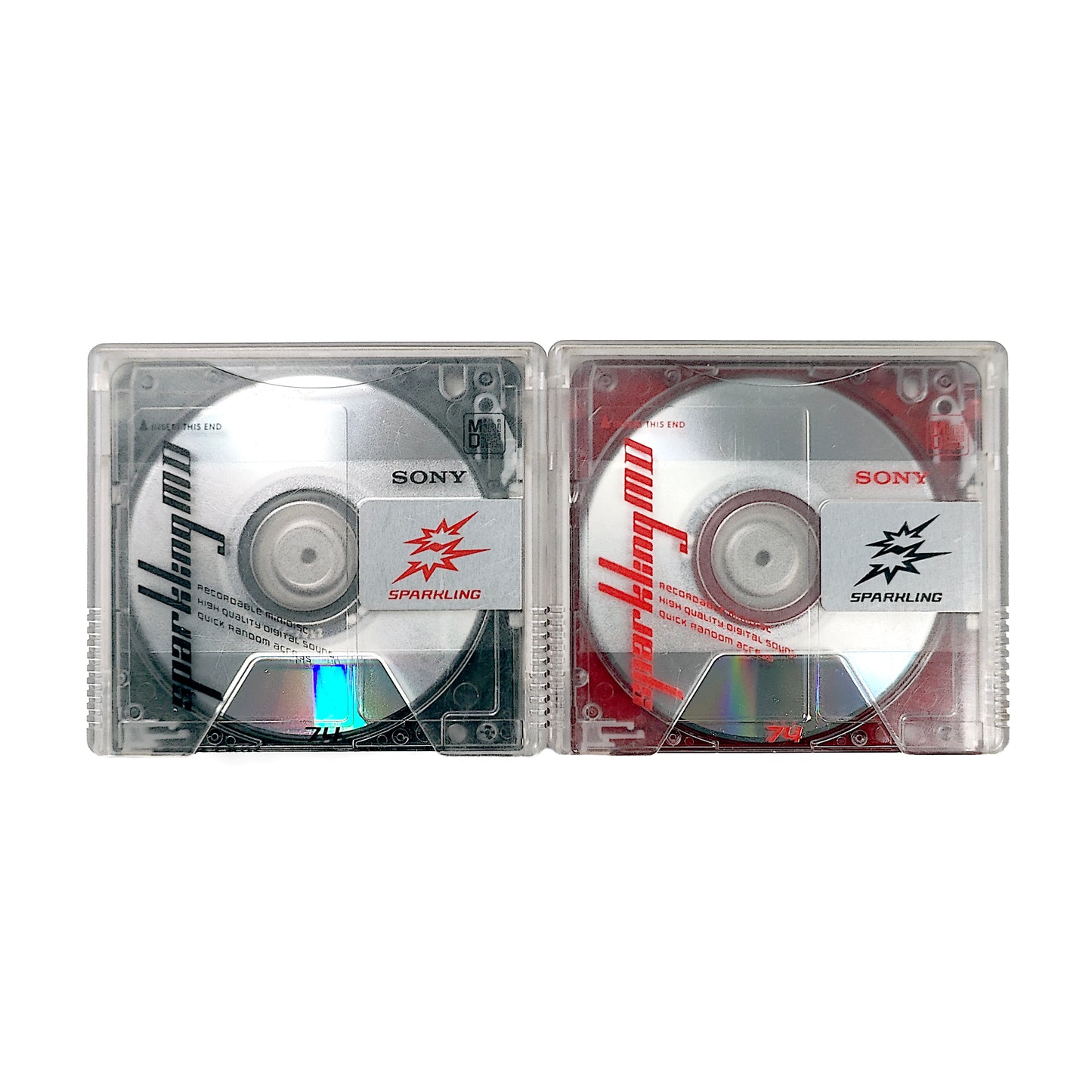 Sony Sparkling 74 Minute MiniDisc 2 Pack