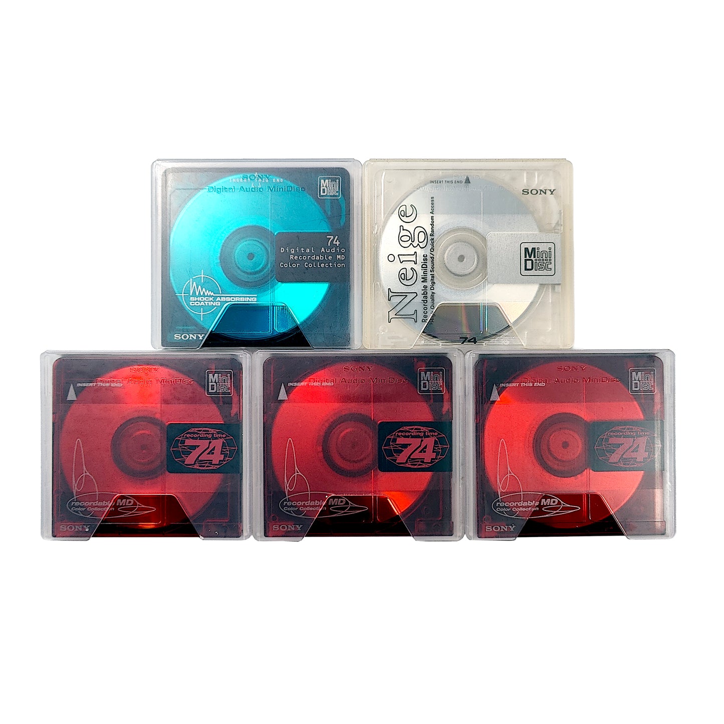 Sony 74 Minute MiniDisc 5 Pack
