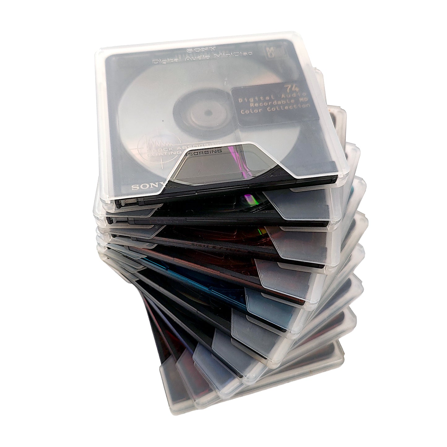 Sony Color Collection 74 & 80 Minute MiniDisc 10 Pack