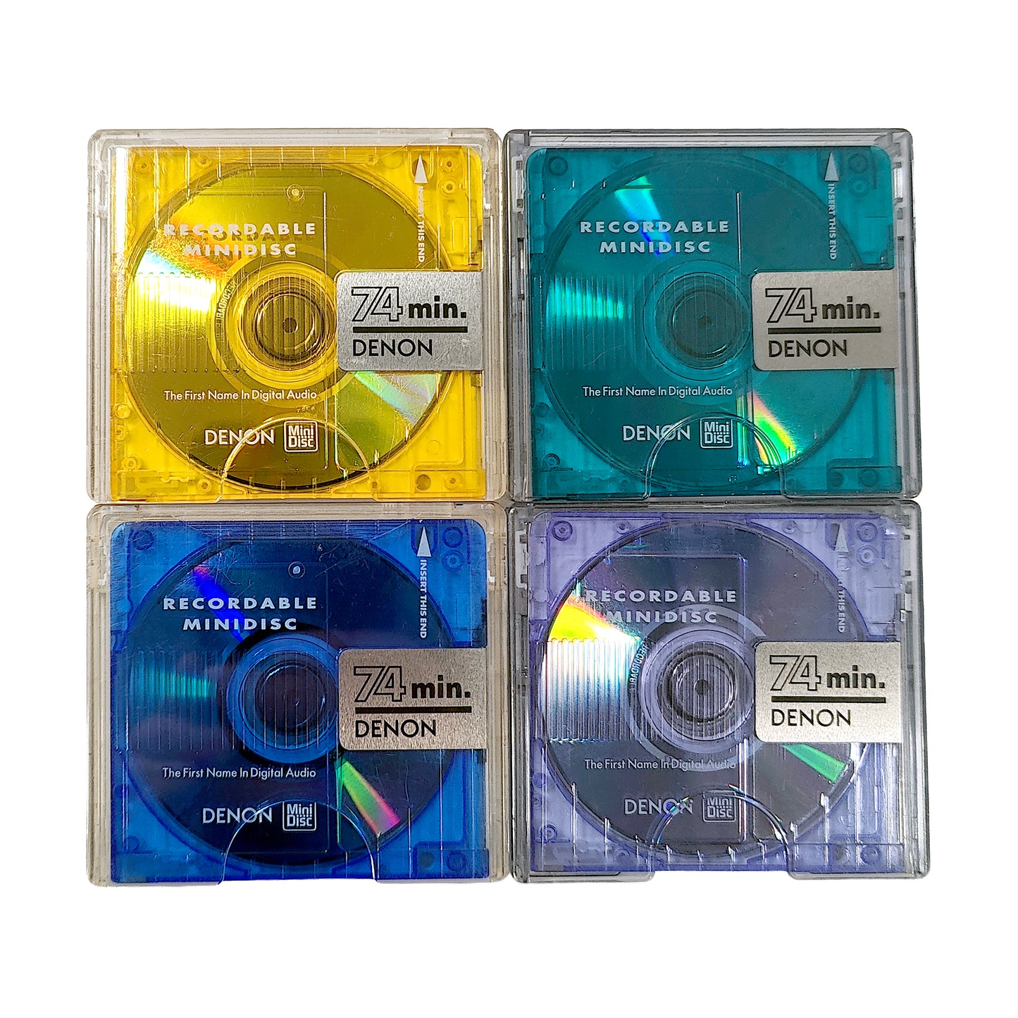 Denon 74 Minute MiniDisc 4 Pack