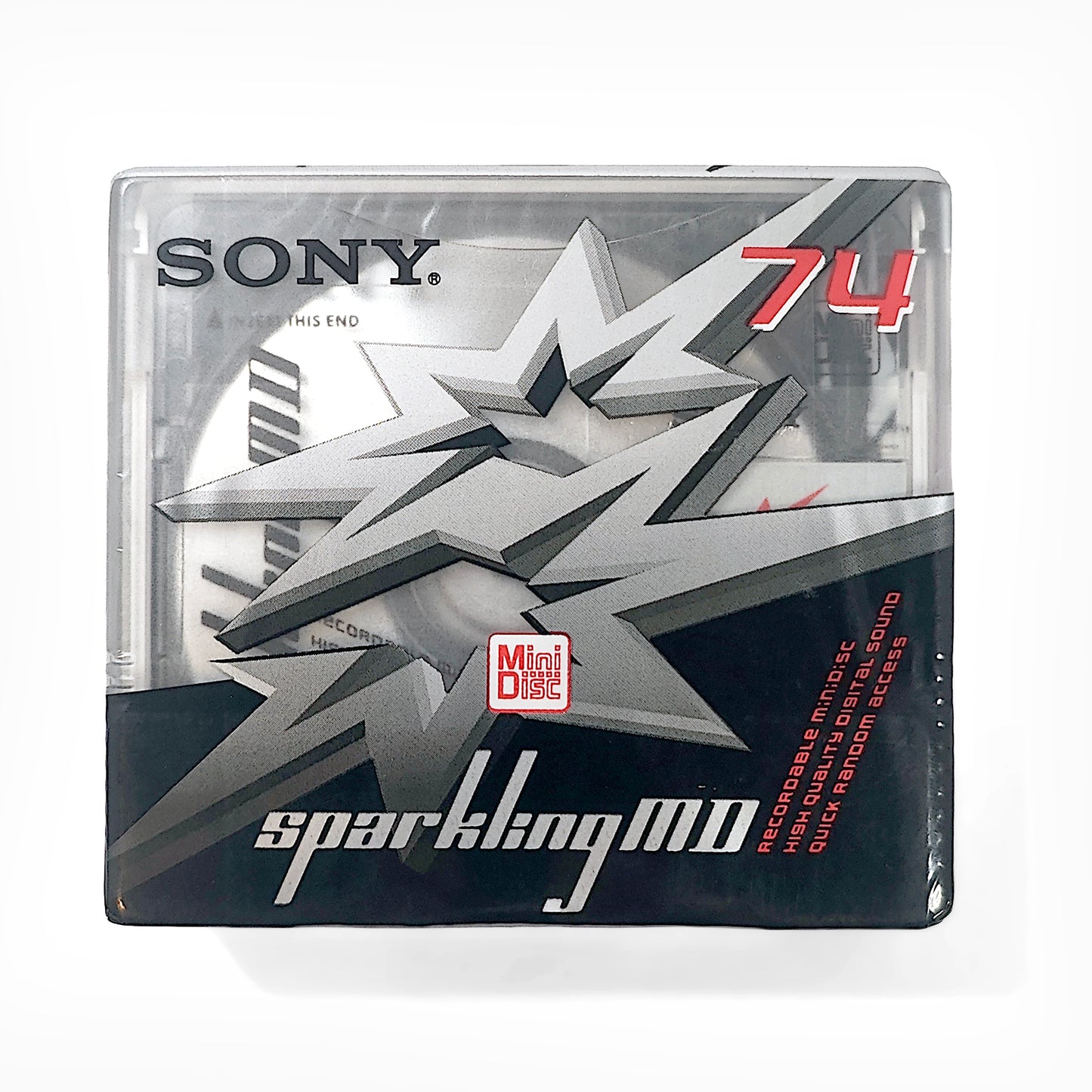 Sony Sparkling 74 Minute MiniDisc 3 Pack