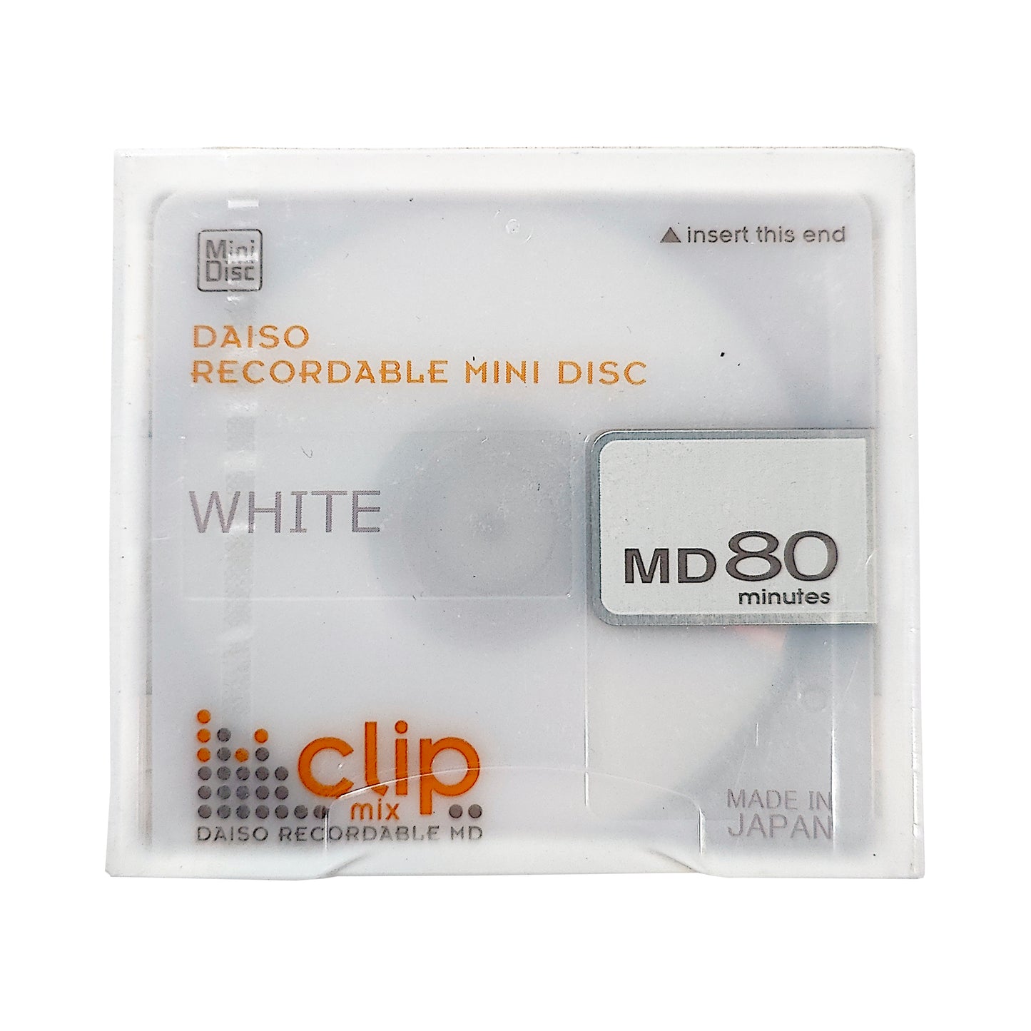 Daiso Clip 80 Minute MiniDisc