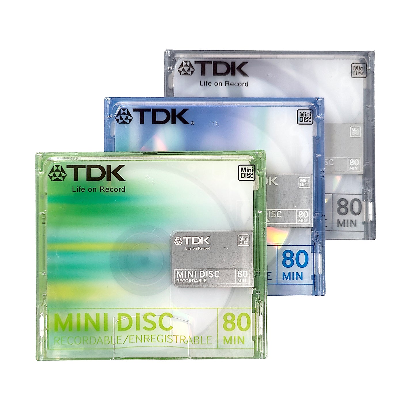 TDK Ho 80 Minute MiniDisc 3 Pack