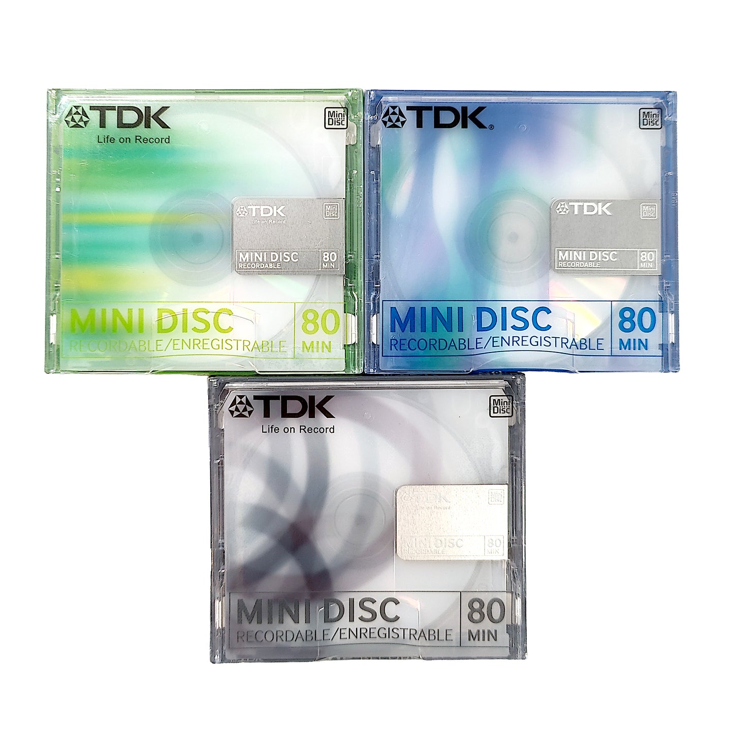 TDK Ho 80 Minute MiniDisc 3 Pack