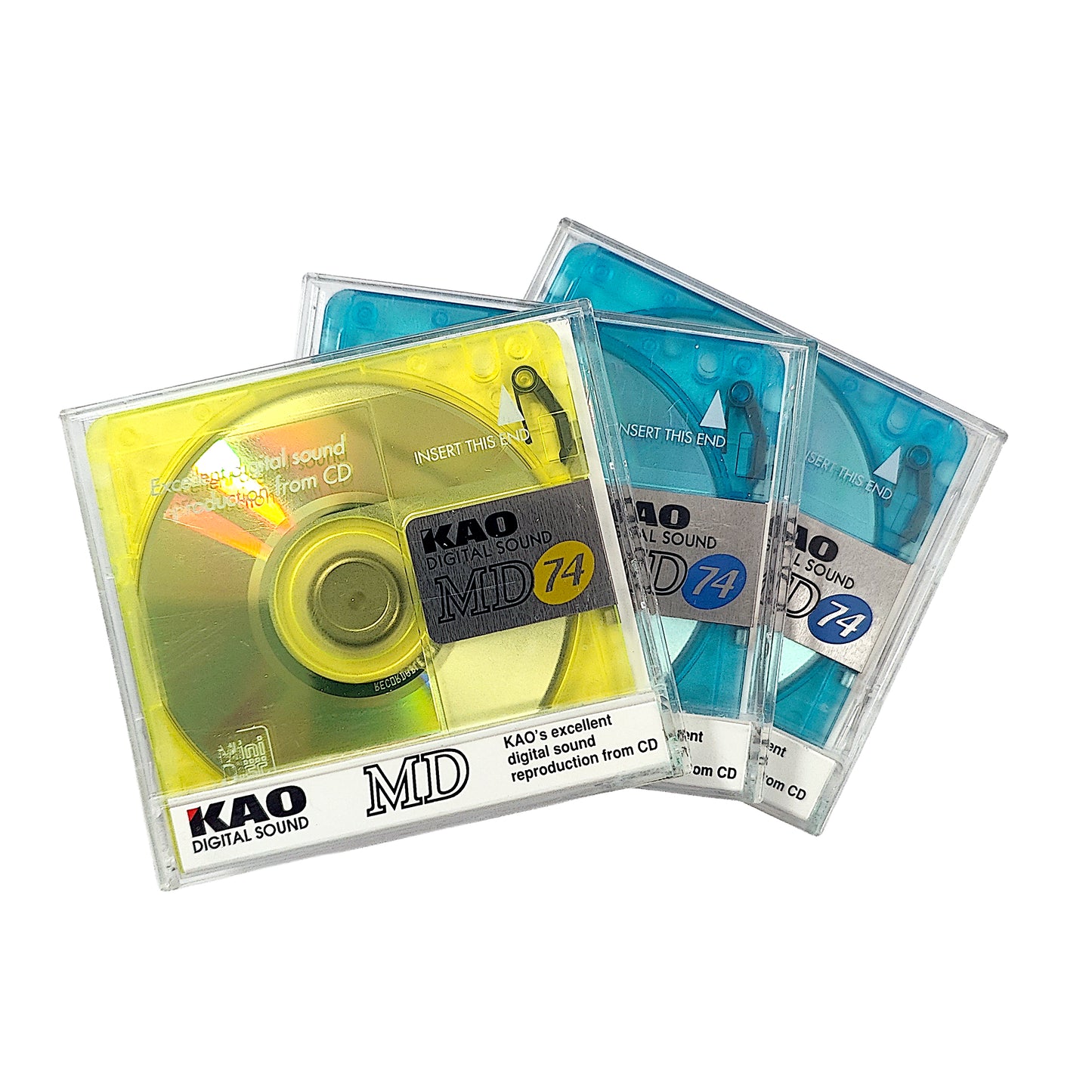Kao MD 74 Minute MiniDisc 3 Pack
