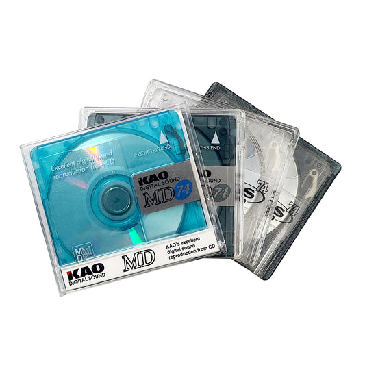 Kao & Maxell 74 Minute MiniDisc 4 Pack