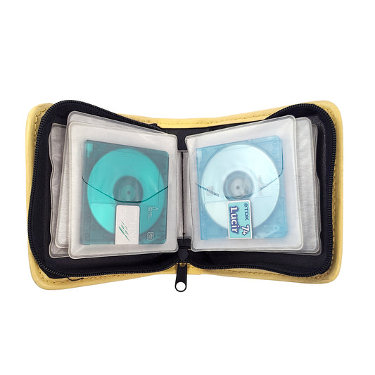 Various Brand MiniDisc 6 Pack + Storage Case]