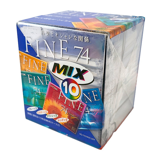 TDK Fine 74 Minute MiniDisc 10 Pack