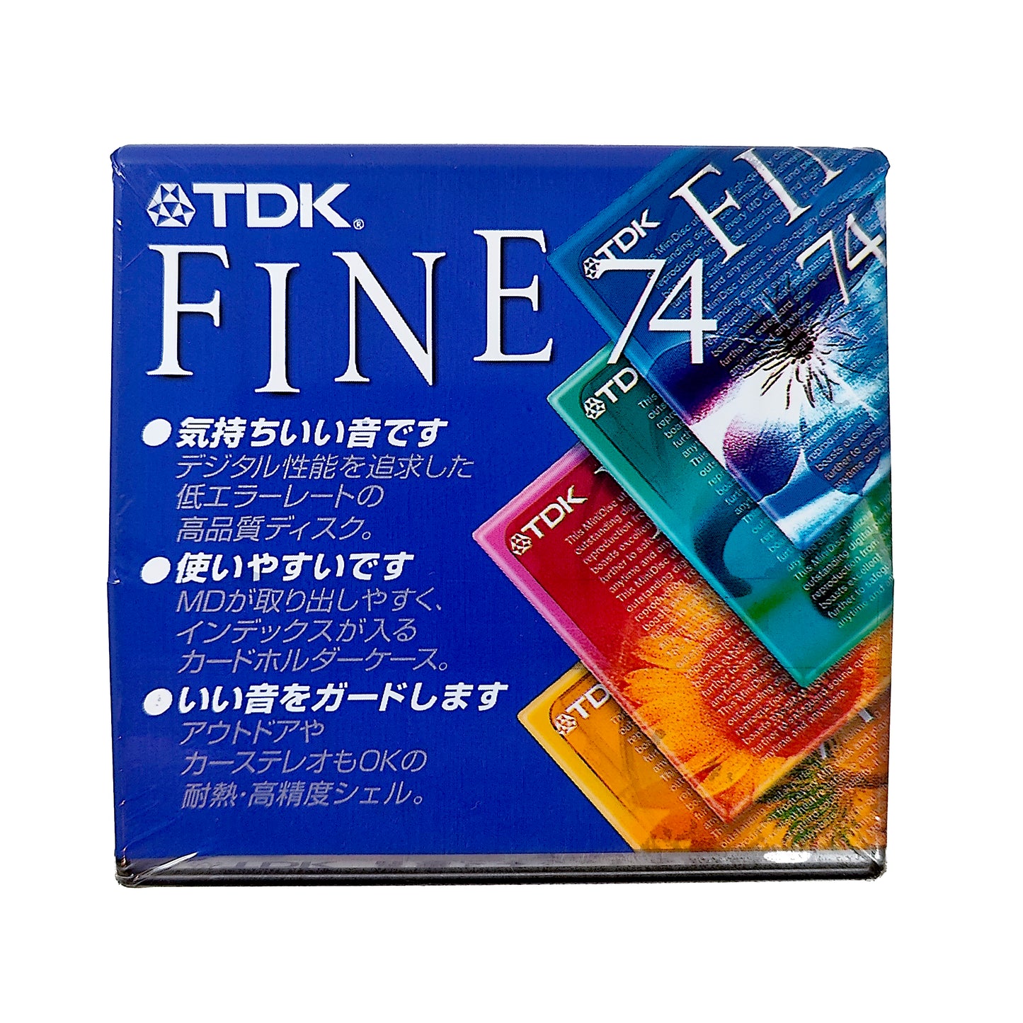 TDK Fine 74 Minute MiniDisc 10 Pack