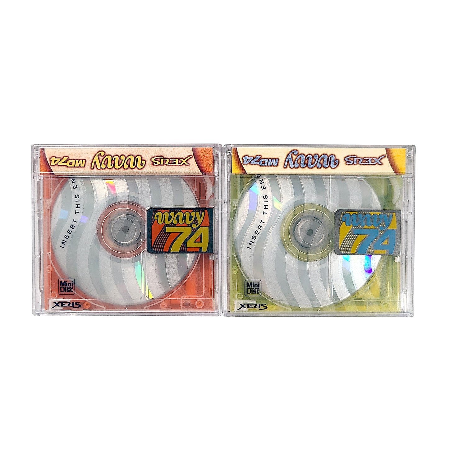 Xeus Wavy MD 74 Minute MiniDisc 2 Pack