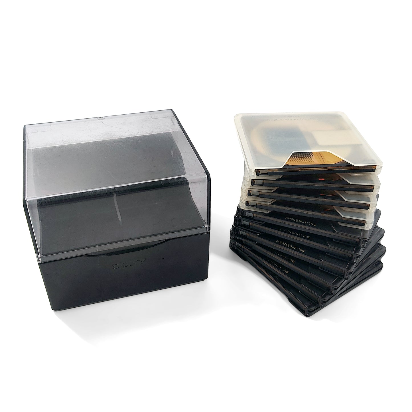 Sony Prism 74 Minute MiniDiscs & Sony Storage Case