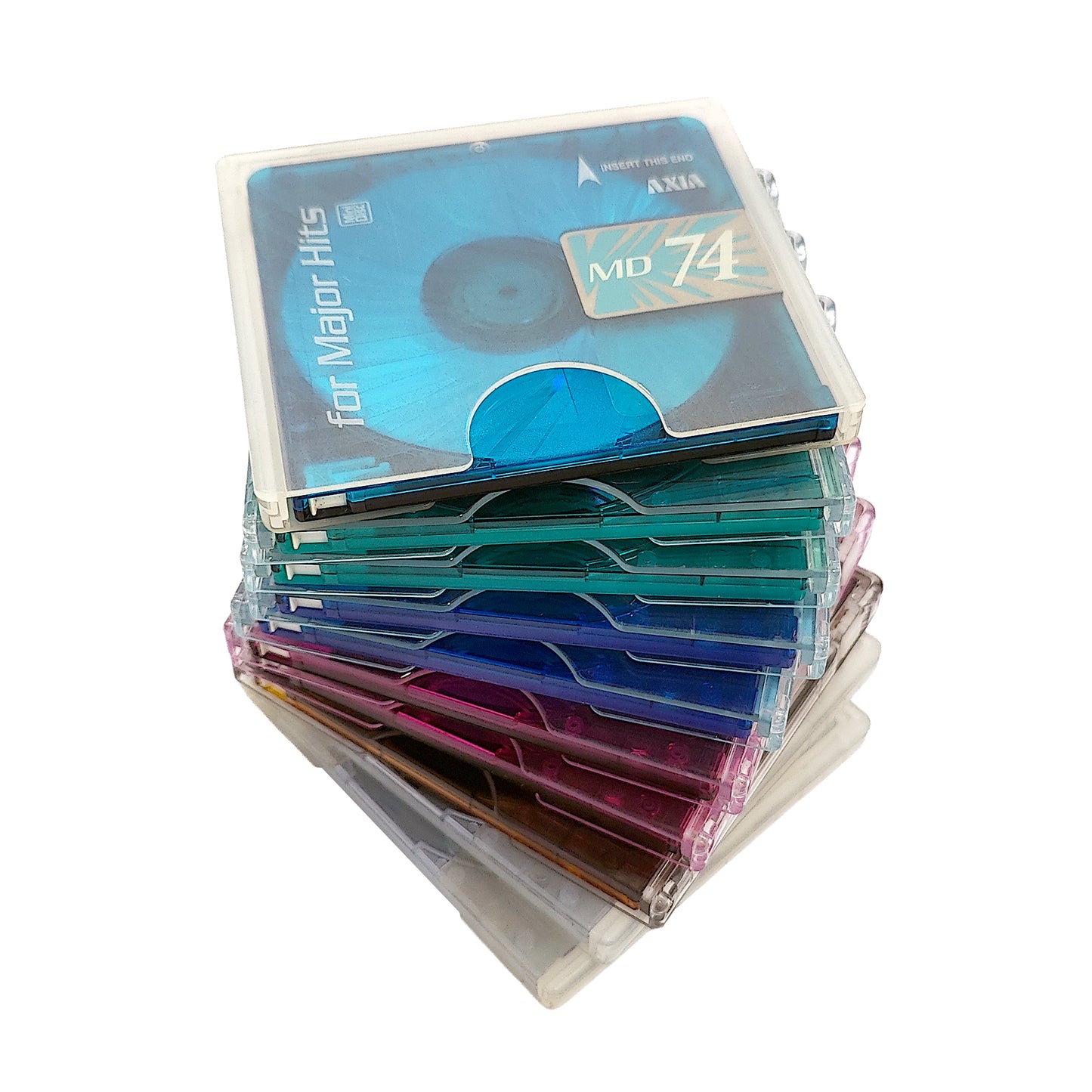 Axia 60 & 74 Minute MiniDisc 10 Pack