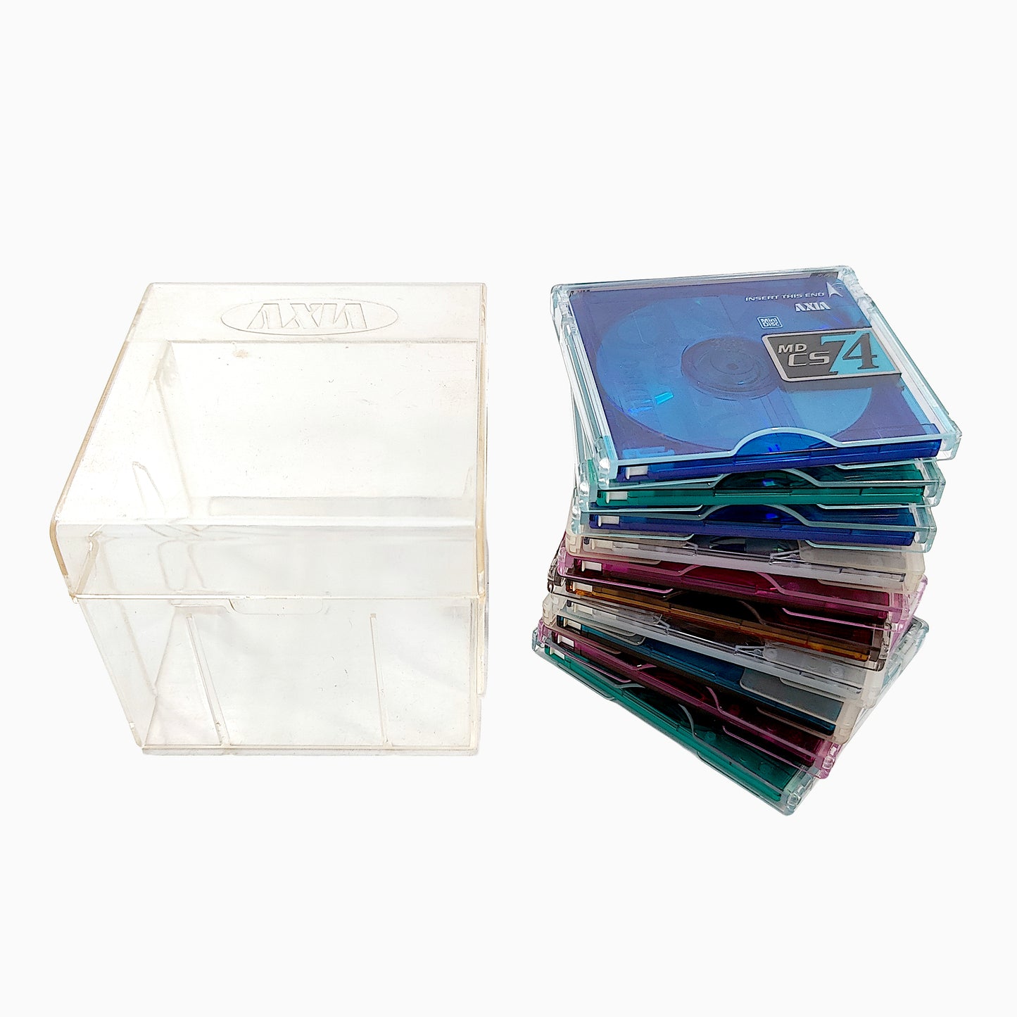 Axia 60 & 74 Minute MiniDiscs + Axia Storage Case