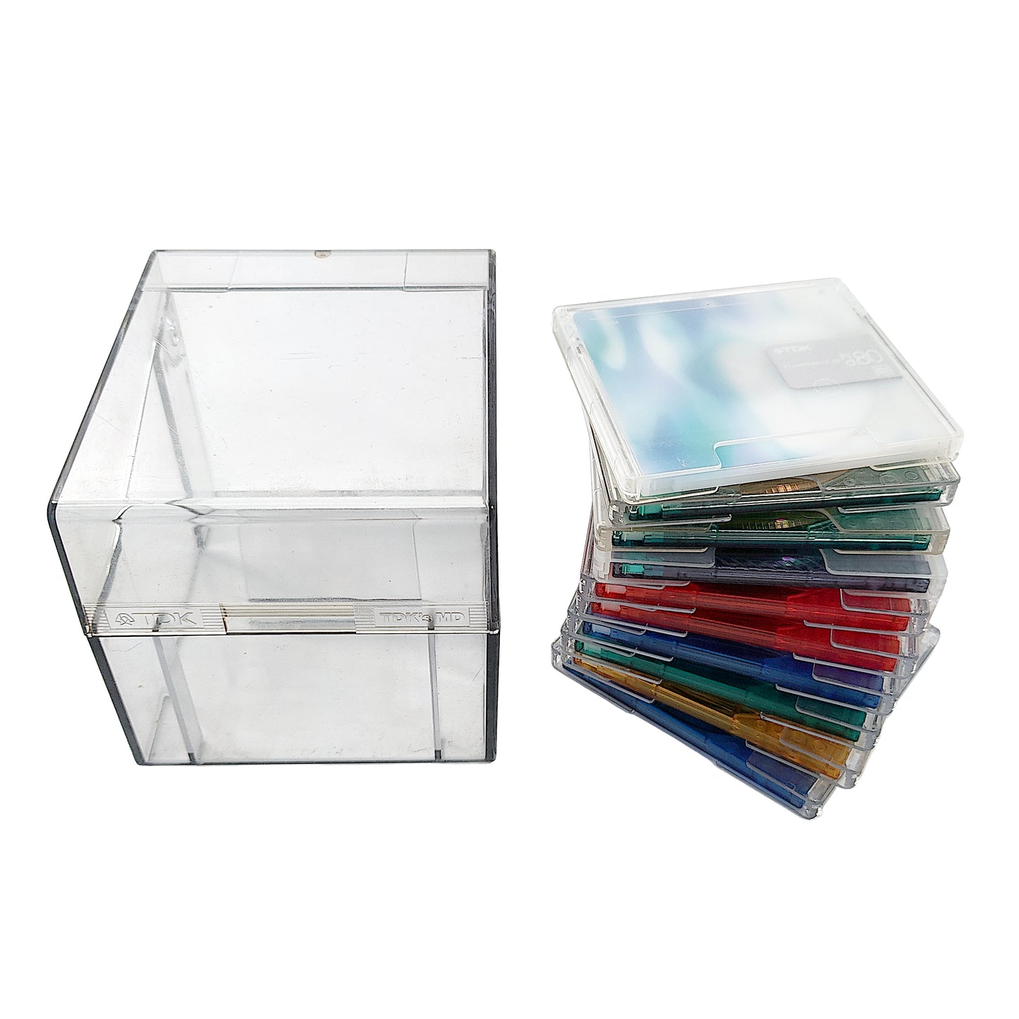TDK 74 & 80 Minute MiniDiscs + TDK Storage Case