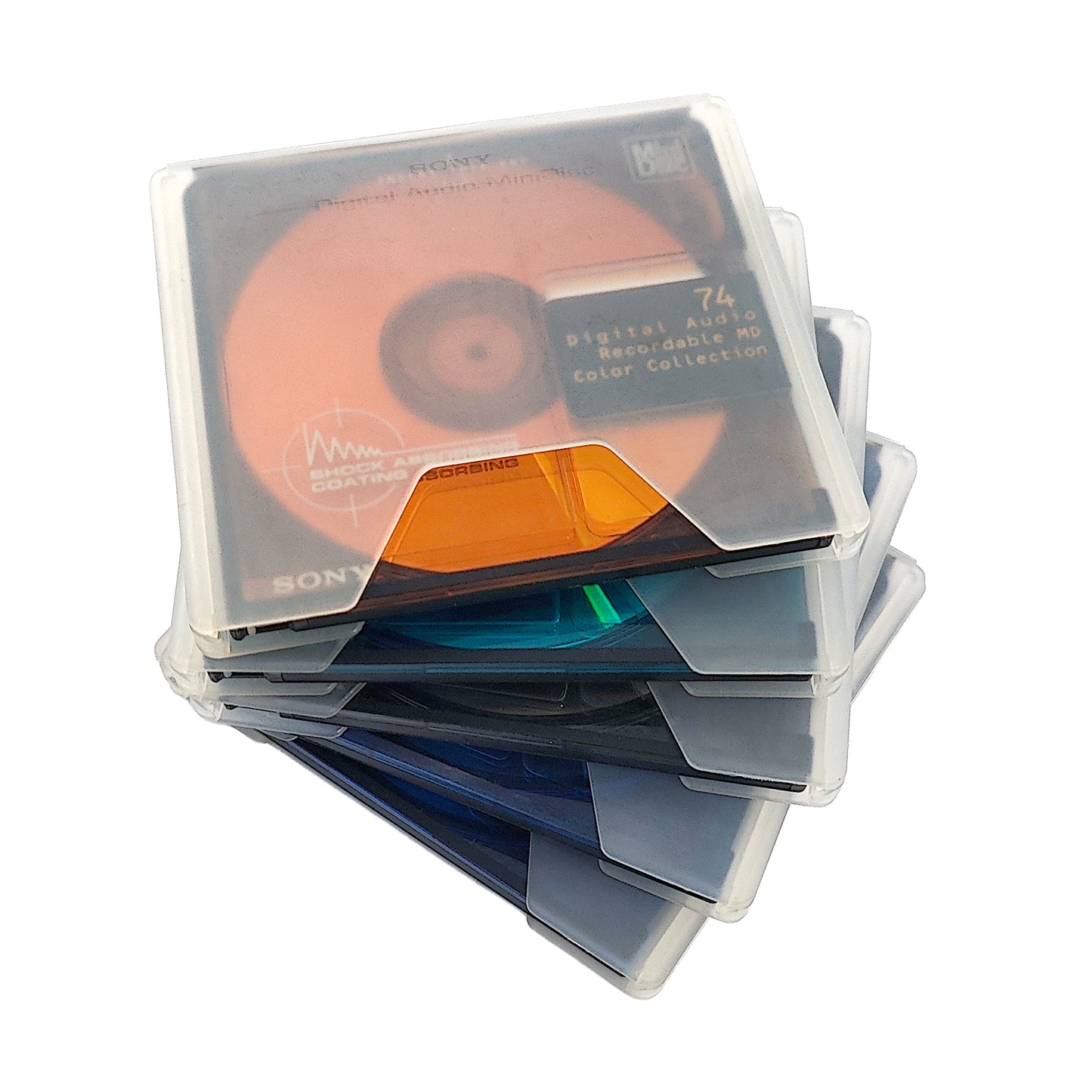 Sony Color Collection 74 Minute MiniDisc 5 Pack